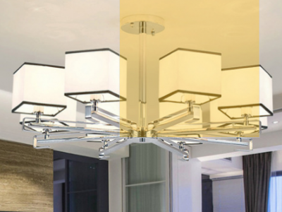 Modern luxury crystal ceiling light
