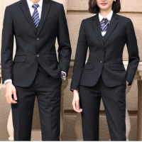 Men's and women's business suits spring and autumn business suits 4s shop insurance sales