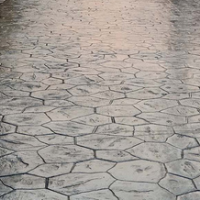 Gansu color embossed flooring material cement floor molding mold imitation stone landscape pavement 